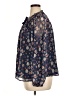 Lucky Brand Blue 3/4 Sleeve Blouse Size XL - photo 5