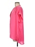 Glam Pink Short Sleeve Blouse Size M - photo 5