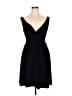 Connected Apparel Solid Black Cocktail Dress Size 14 - photo 1