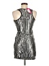 Ark & Co. Metallic Silver Cocktail Dress Size M - photo 2