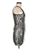 Ark & Co. Metallic Silver Cocktail Dress Size M - photo 4