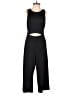 Leith Solid Black Jumpsuit Size M - photo 1