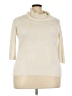 Spring & Mercer 100% Acrylic Ivory Turtleneck Sweater Size 3X - photo 1