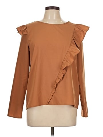 Kensie Long Sleeve Blouse (view 1)