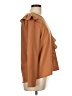 Kensie 100% Polyester Brown Long Sleeve Blouse Size L - photo 4