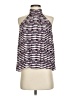 AVA 100% Polyester Purple Sleeveless Blouse Size S - photo 1