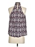 AVA 100% Polyester Purple Sleeveless Blouse Size S - photo 2