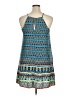 Bebop Print Blue Casual Dress Size XL - photo 2