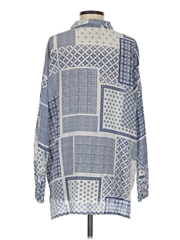 Johnny Was Long Sleeve Silk Top (view 2)
