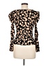 Shein Brown Long Sleeve Top Size 6 - photo 2