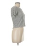 Caution to the Wind Stripes Silver White Short Sleeve T-Shirt Size M - photo 4