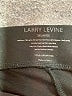 Larry Levine Solid Black Active Pants Size 3X - photo 5
