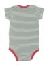 Hb 100% Cotton Stripes Red Short Sleeve Onesie Size 6-9 mo - photo 2