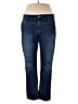 Old Navy Solid Blue Jeans Size 14 - photo 1