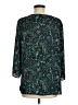 Cato 100% Polyester Teal 3/4 Sleeve Blouse Size M - photo 2