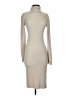 Express Solid Ivory Cocktail Dress Size S - photo 1