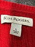 Kim Rogers 100% Cotton Red Pullover Sweater Size L - photo 7