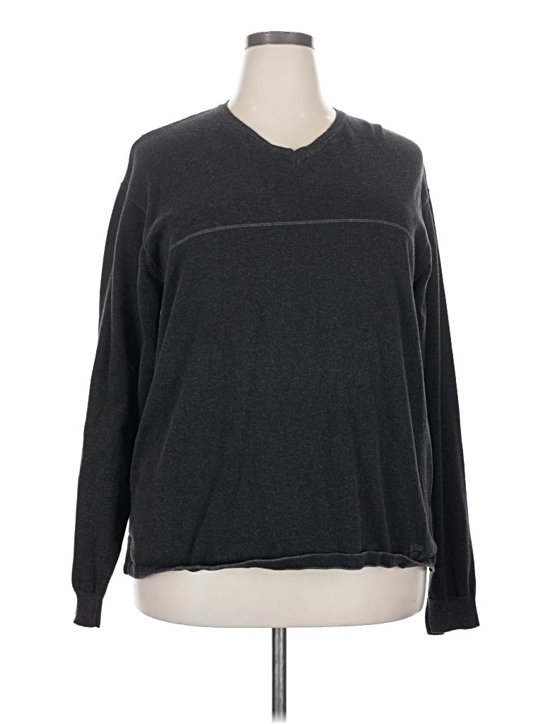 Pre-owned Izod Pullover Sweater In Black