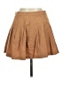 Hesperus Solid Tan Casual Skirt Size M - photo 2