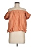 Heyson 100% Cotton Orange Short Sleeve Blouse Size M - photo 1