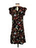 CeCe Print Black Casual Dress Size S - photo 2