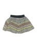 Tea Print Teal Skirt Size 4 - photo 1