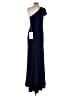 Mac Duggal 100% Polyester Blue Black Cocktail Dress Size 4 - photo 2