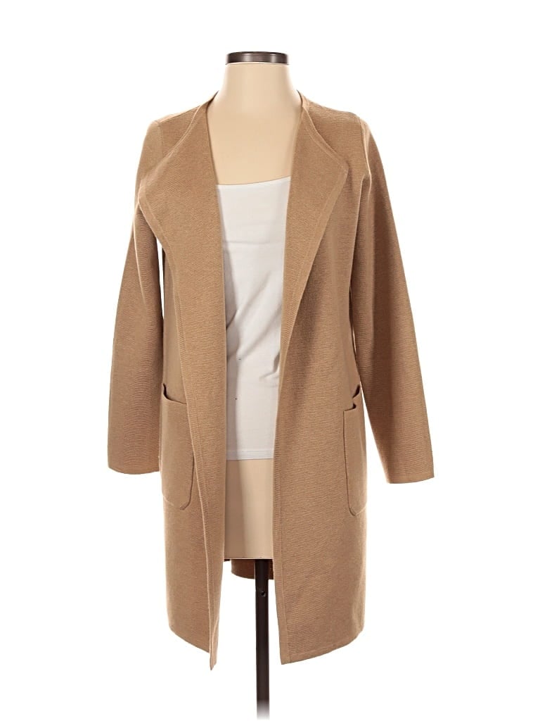 Pre-owned Jcrew Kimono In Tan