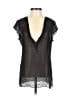 Beyond Vintage 100% Silk Black Blouse Size XS - photo 1