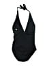 Carmen Marc Valvo Plaid Black One Piece Swimsuit Size 8 - photo 2