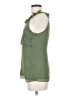 Banana Republic 100% Polyester Green Sleeveless Blouse Size 2 - photo 5