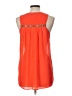 On Twelfth 100% Polyester Orange Sleeveless Blouse Size L - photo 2