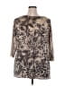 DressBarn 100% Polyester Gray 3/4 Sleeve Blouse Size 3X - photo 2