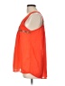 On Twelfth 100% Polyester Orange Sleeveless Blouse Size L - photo 5