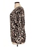 Veronica M. Animal Print Brown Long Sleeve Blouse Size XL - photo 5