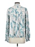Conditions Apply Animal Print Pink Teal Long Sleeve Blouse Size S - photo 2