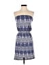 LA Made Print Blue Casual Dress Size XS - photo 1