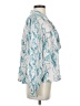 Conditions Apply Animal Print Pink Teal Long Sleeve Blouse Size S - photo 4