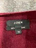 J.Crew Burgundy Wool Cardigan Size XS - photo 7