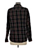 L.L.Bean 100% Cotton Plaid Black Long Sleeve Button-Down Shirt Size M - photo 2