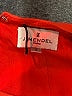 J. Mendel Color Block Orange Cocktail Dress Size 2 - photo 7