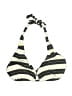 A. Che Stripes Ivory Swimsuit Top Size S - photo 1