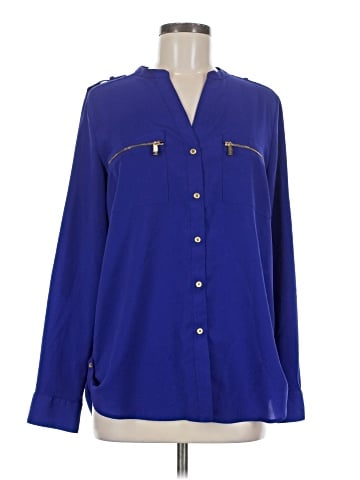 Calvin Klein Long Sleeve Blouse (view 1)
