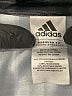 Adidas 100% Polyester Stripes Silver Track Jacket Size 4 - photo 3