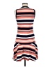 MICHAEL Michael Kors Stripes Orange Casual Dress Size M - photo 2