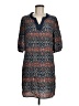 Ezra Print Blue Casual Dress Size M - photo 1