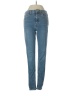 Topshop Hearts Blue Jeans Size 27 waist - photo 1