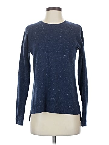 Aqua Cashmere Pullover Sweater (view 1)