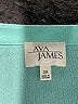 Ava James 100% Rayon Teal Sleeveless Blouse Size 2X - photo 4