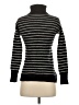 Nordstrom 100% Cashmere Stripes Black Cashmere Pullover Sweater Size S - photo 2